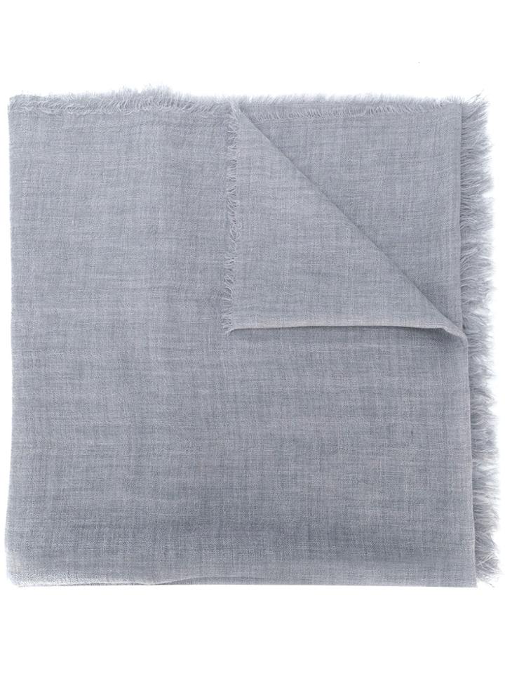 Le Tricot Perugia Long Scarf - Grey