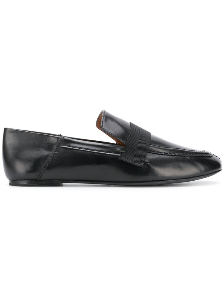 Joseph Grosgrain Strap Loafers - Black
