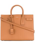 Saint Laurent Small Sac De Jour Tote - Brown