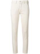 Barba Cropped Slim Fit Trousers - Nude & Neutrals