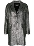Boutique Moschino Sequin Embellished Coat - Metallic