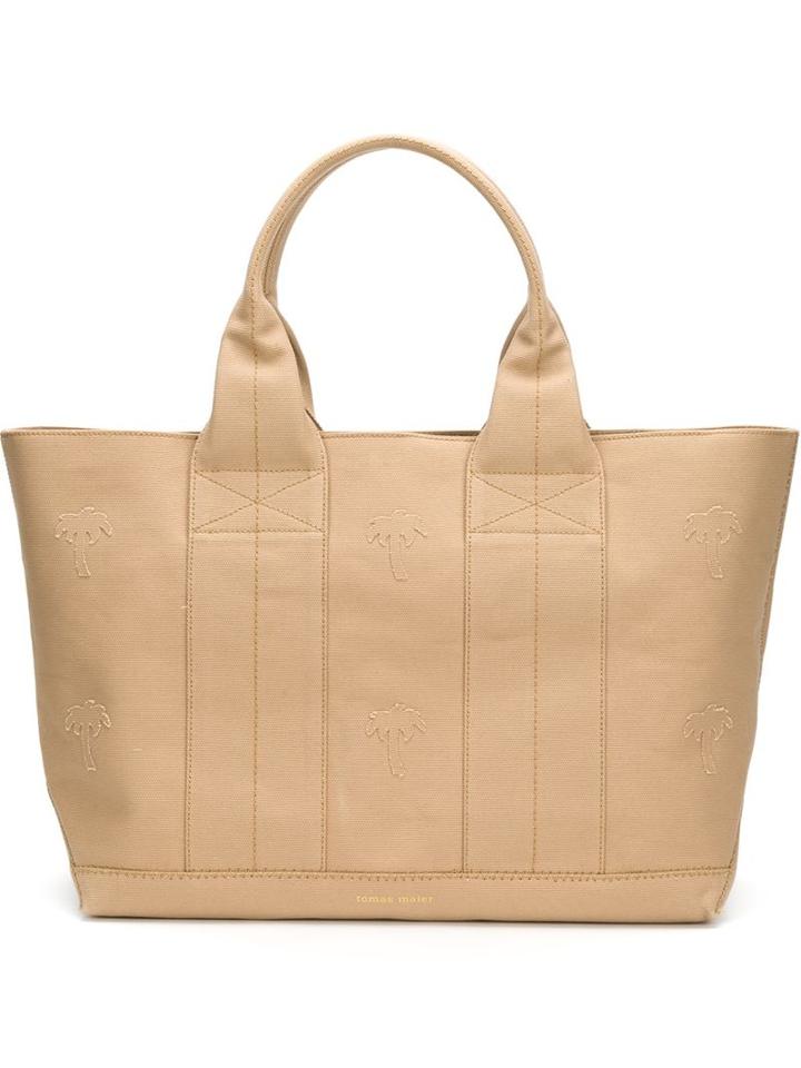 Tomas Maier Large Tote, Women's, Nude/neutrals