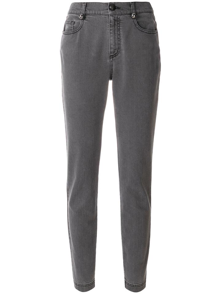 Fendi Mid Rise Skinny Jeans - Black