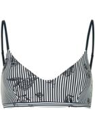 The Upside Striped Bralet Top - White