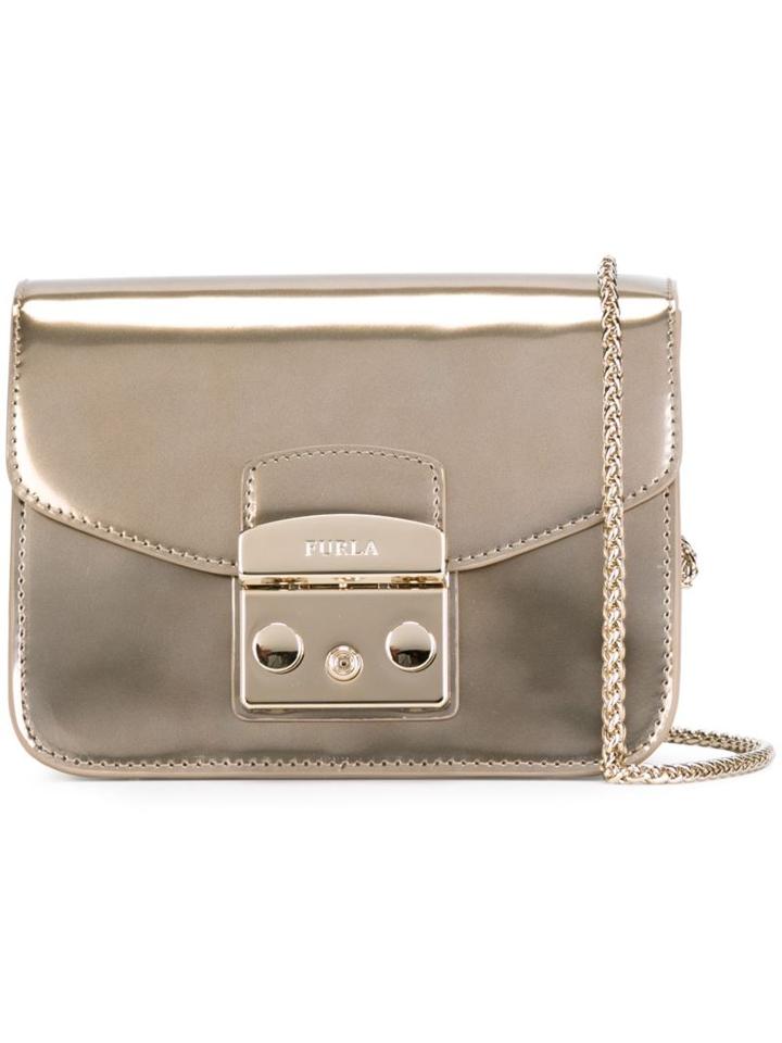 Furla Metallic Crossbody Bag
