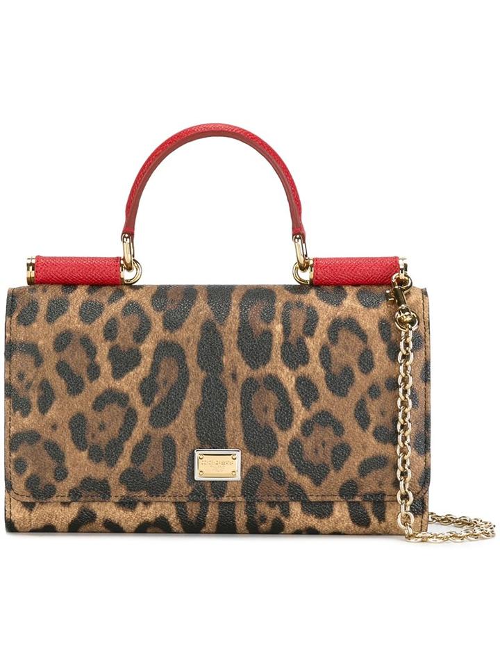 Dolce & Gabbana Mini 'von' Wallet Crossbody Bag, Women's, Nude/neutrals