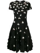 Valentino Snow Drop Knitted Dress - Black