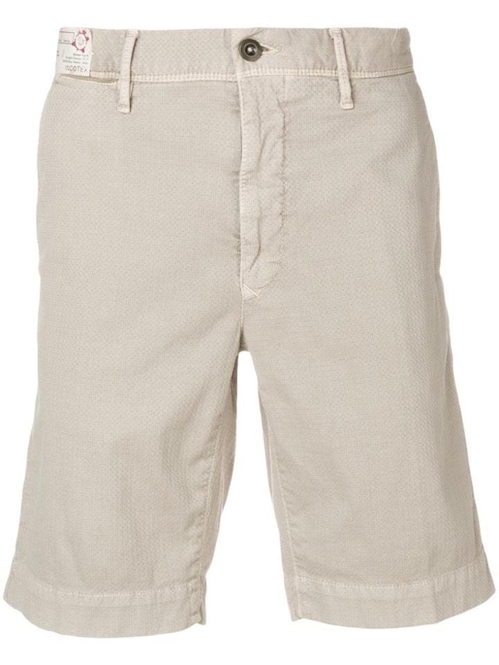 Incotex Classic Bermuda Shorts - Neutrals
