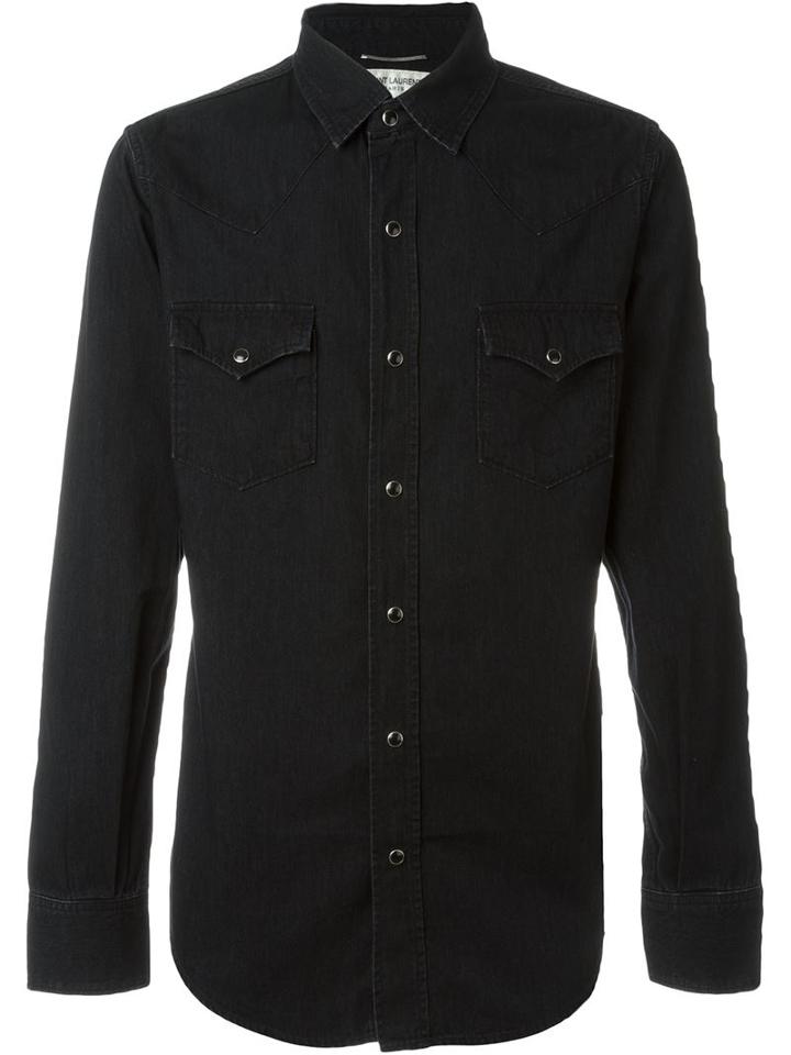 Saint Laurent Chest Pocket Denim Shirt