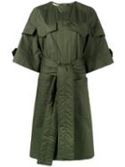 Marni - Military Shirt Dress - Women - Cotton - 40, Green, Cotton