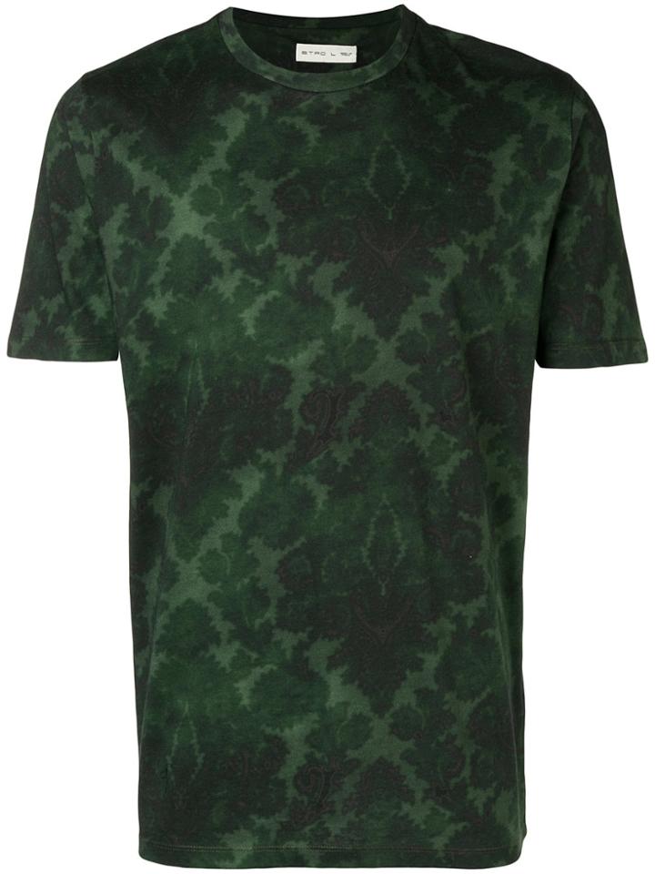 Etro All-over Print T-shirt - Green