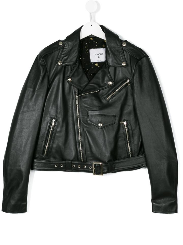 Dondup Kids Biker Jacket - Black