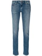 Paige Low Rise Skinny Jeans - Blue