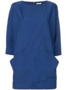 Tomas Maier Airy Poplin Dress - Blue
