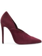 Victoria Beckham Pointed Toe Pumps - Red