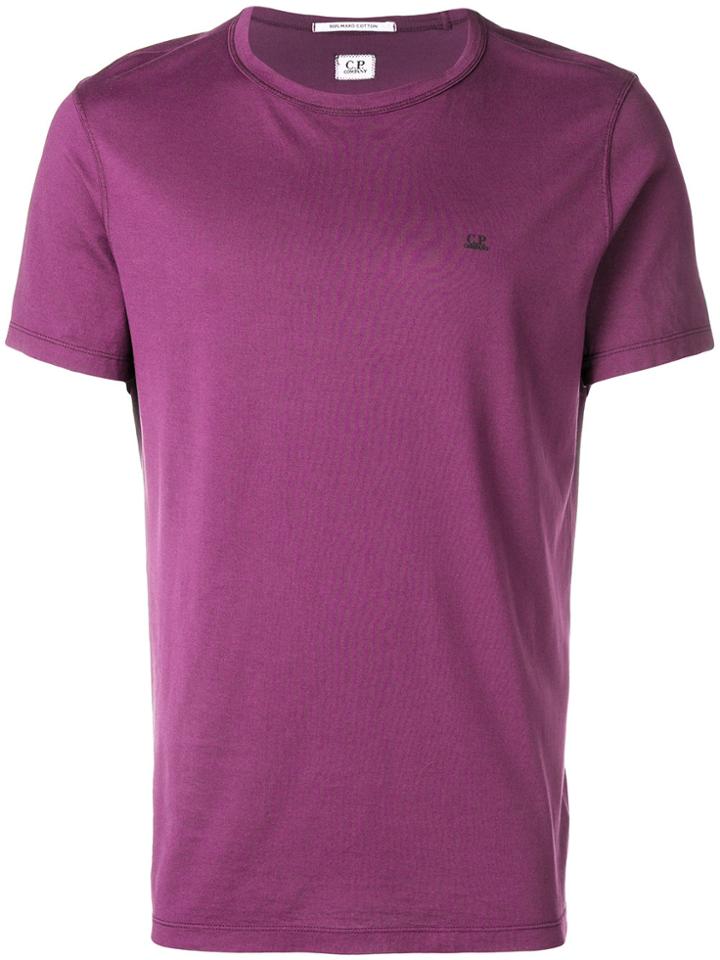 Cp Company Logo T-shirt - Pink & Purple