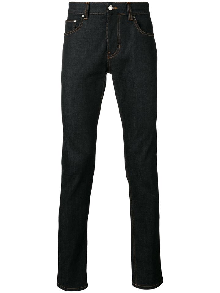 Ami Alexandre Mattiussi - Slim Fit 5 Pocket Jeans - Men - Cotton/spandex/elastane - 29, Blue, Cotton/spandex/elastane