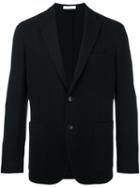 Boglioli Textured Blazer, Men's, Size: 52, Black, Cotton/acetate/cupro/virgin Wool