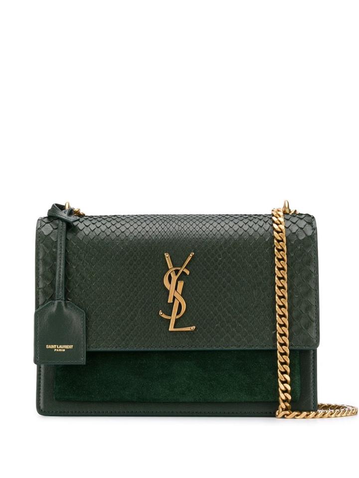 Saint Laurent Saint Laurent 442906lfqqw 3045 Vert + Or Furs &