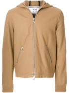 Ami Alexandre Mattiussi Zipped Hooded Jacket - Nude & Neutrals