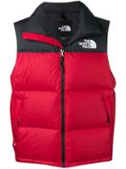 The North Face Colour Block Padded Gilet - Red
