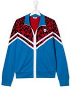 Nº21 Kids Teen Track Jacket - Blue