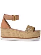 See By Chloé Wedge Sandals - Brown