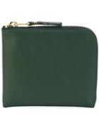 Comme Des Garçons Wallet Half Zip Coin Purse - Green