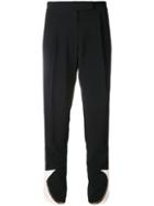 Elie Saab - Straight Trousers - Women - Polyester/spandex/elastane/acetate/viscose - 36, Black, Polyester/spandex/elastane/acetate/viscose