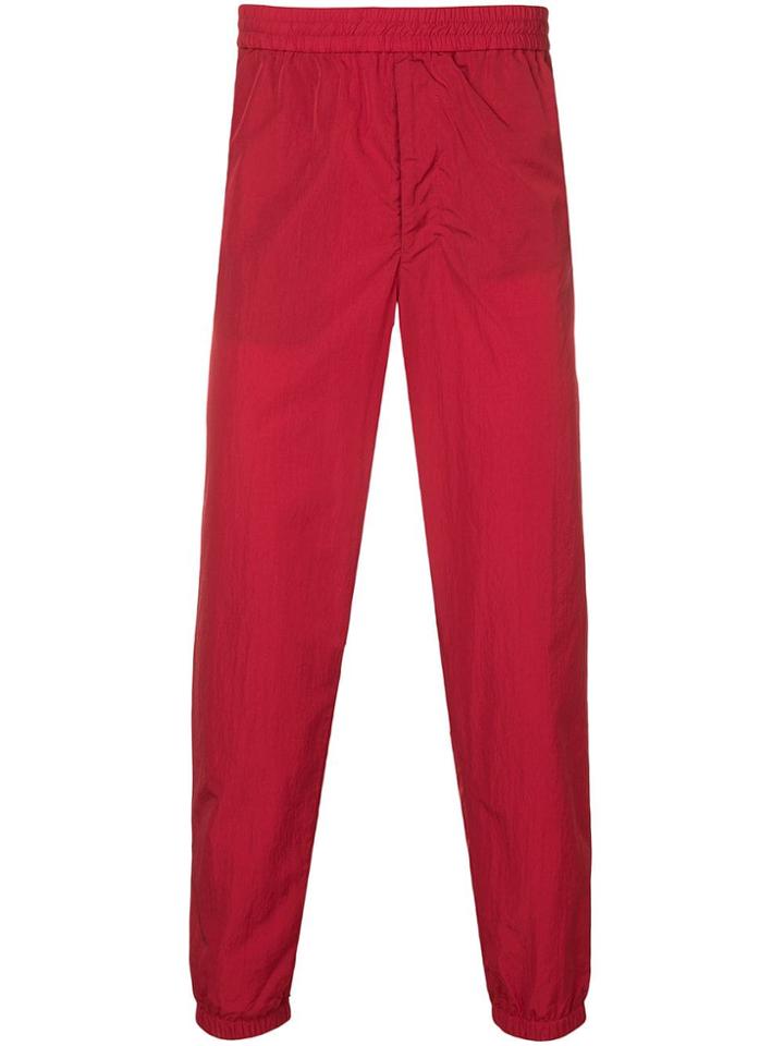 Ami Alexandre Mattiussi Straight Leg Track Pants - Red