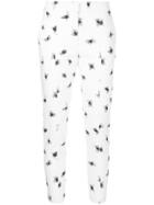 Manning Cartell Spot Embroidered Cropped Trousers - White