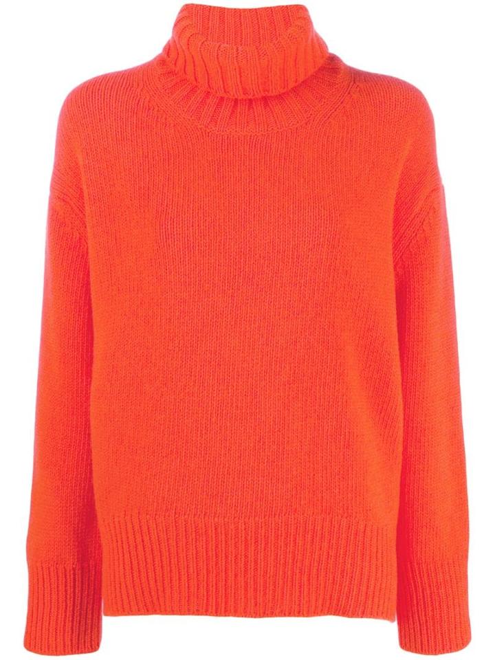Woolrich Turtleneck Jumper - Orange