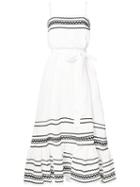 Lisa Marie Fernandez - Flute Maxi Dress - Women - Linen/flax - Ii, White, Linen/flax
