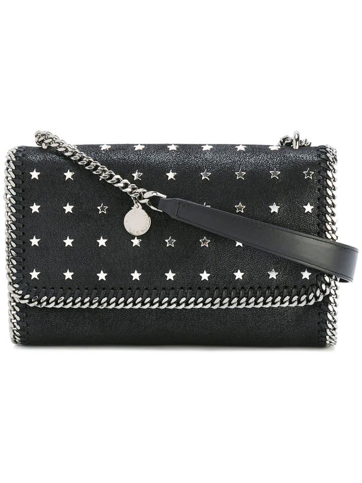 Stella Mccartney Star Studded Crossbody Bag, Women's, Black, Artificial Leather