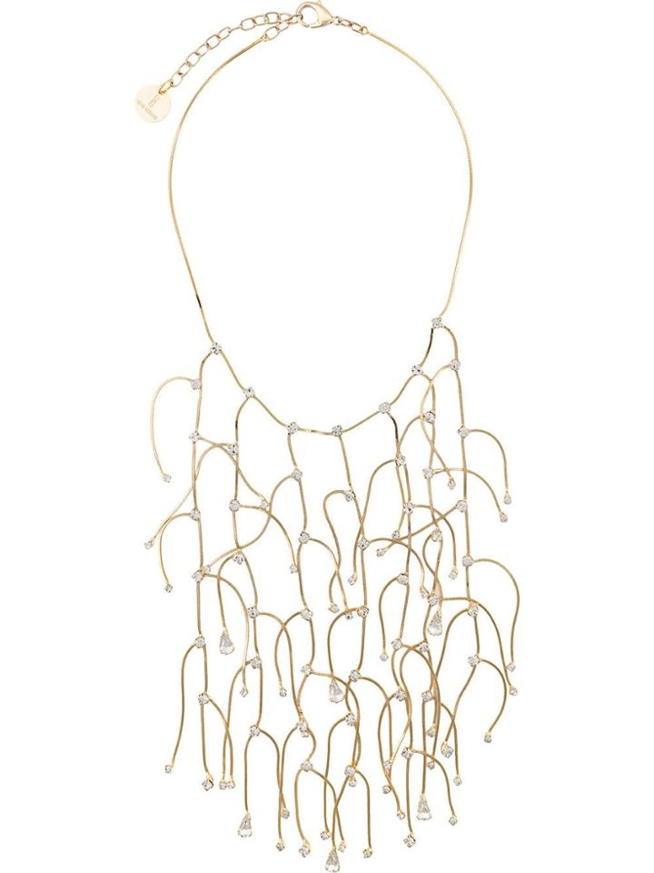 Silvia Gnecchi Hanging Panel Necklace - Gold