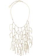 Silvia Gnecchi Hanging Panel Necklace - Gold