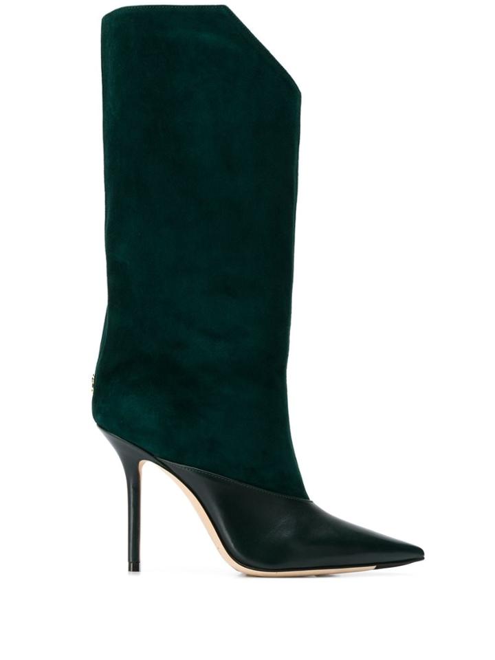 Jimmy Choo Bryndis 100 Boots - Green