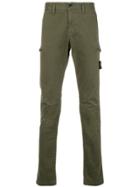 Stone Island Skinny-fit Cargo Trousers - Green