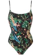 Lygia & Nanny Summit Printed One-piece - Black