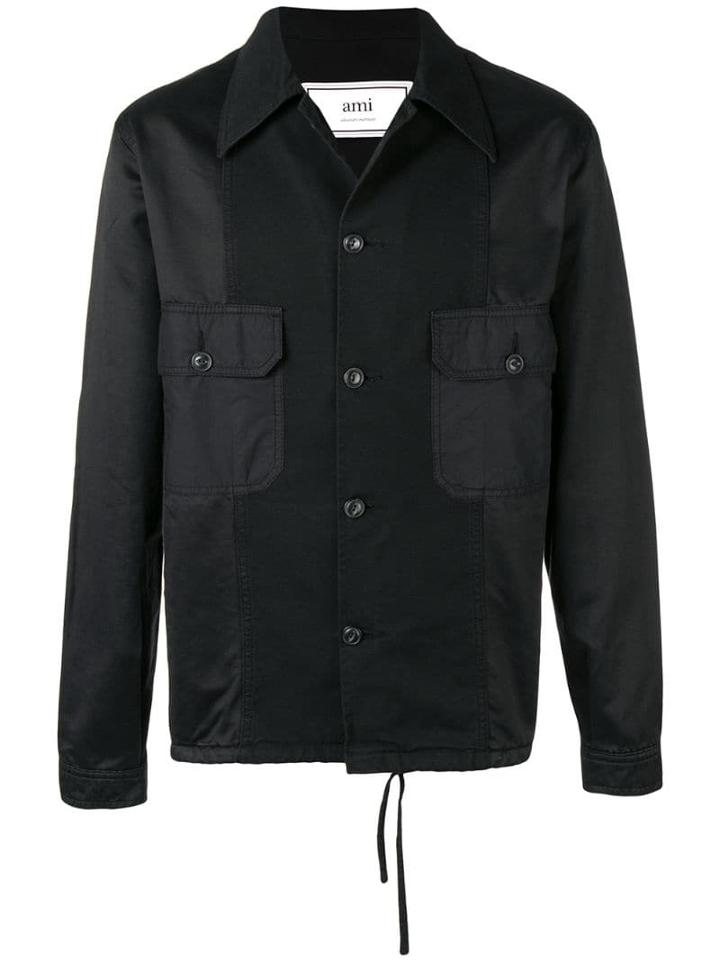 Ami Paris Patchwork Jacket - Black