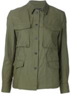 Rag & Bone Military Jacket, Women's, Size: S, Green, Cotton