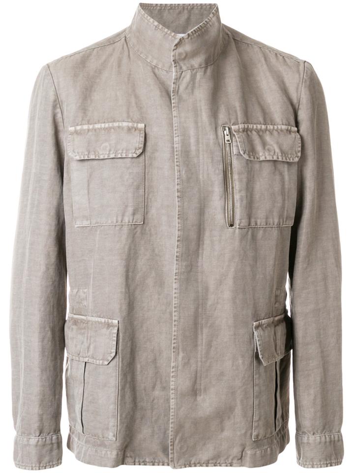 Boglioli Classic Fitted Blazer - Nude & Neutrals