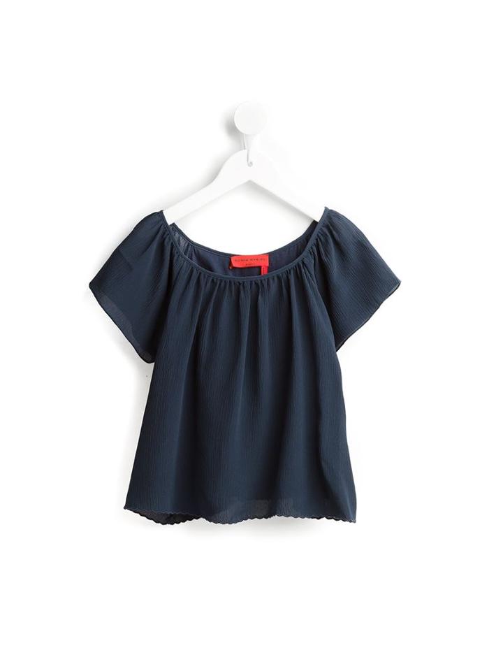 Rykiel Enfant Short Sleeve Top, Girl's, Size: 8 Yrs, Blue