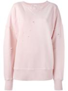 Faith Connexion Crew Neck Sweatshirt, Women's, Size: Xs, Nude/neutrals, Cotton