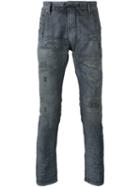 Diesel Straight Trousers, Men's, Size: 30, Grey, Lyocell/cotton/spandex/elastane