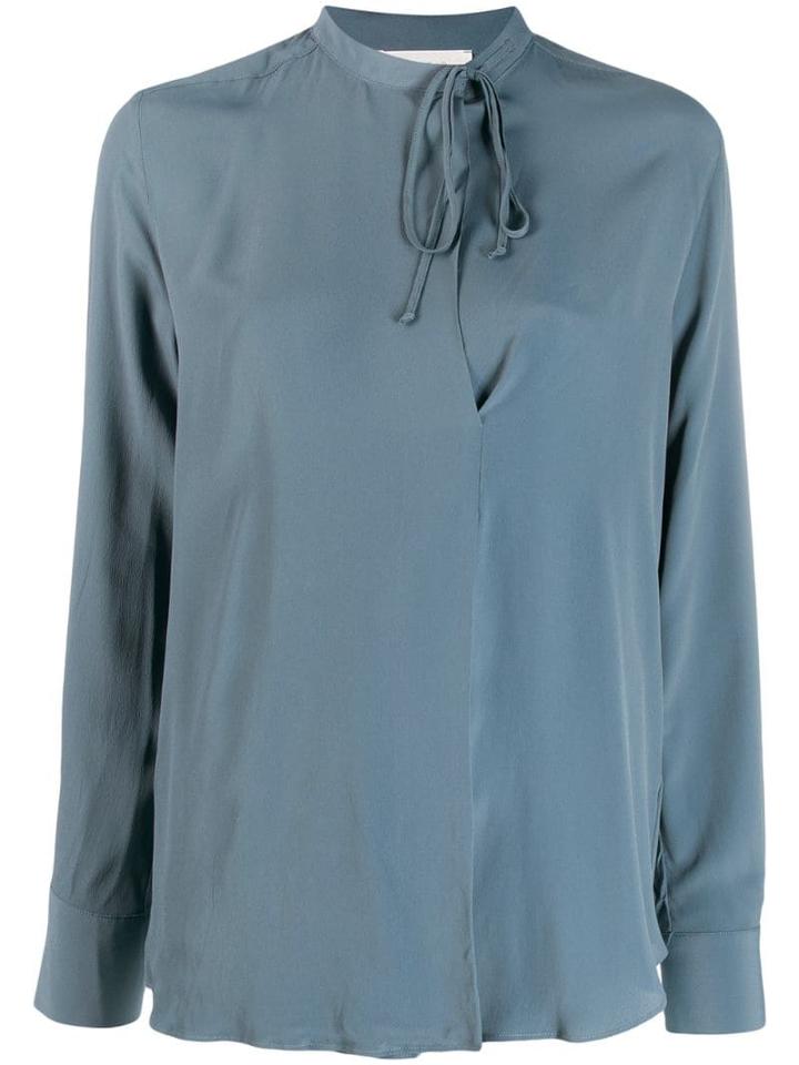 Incotex Neck-tied Blouse - Blue