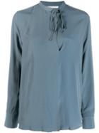 Incotex Neck-tied Blouse - Blue
