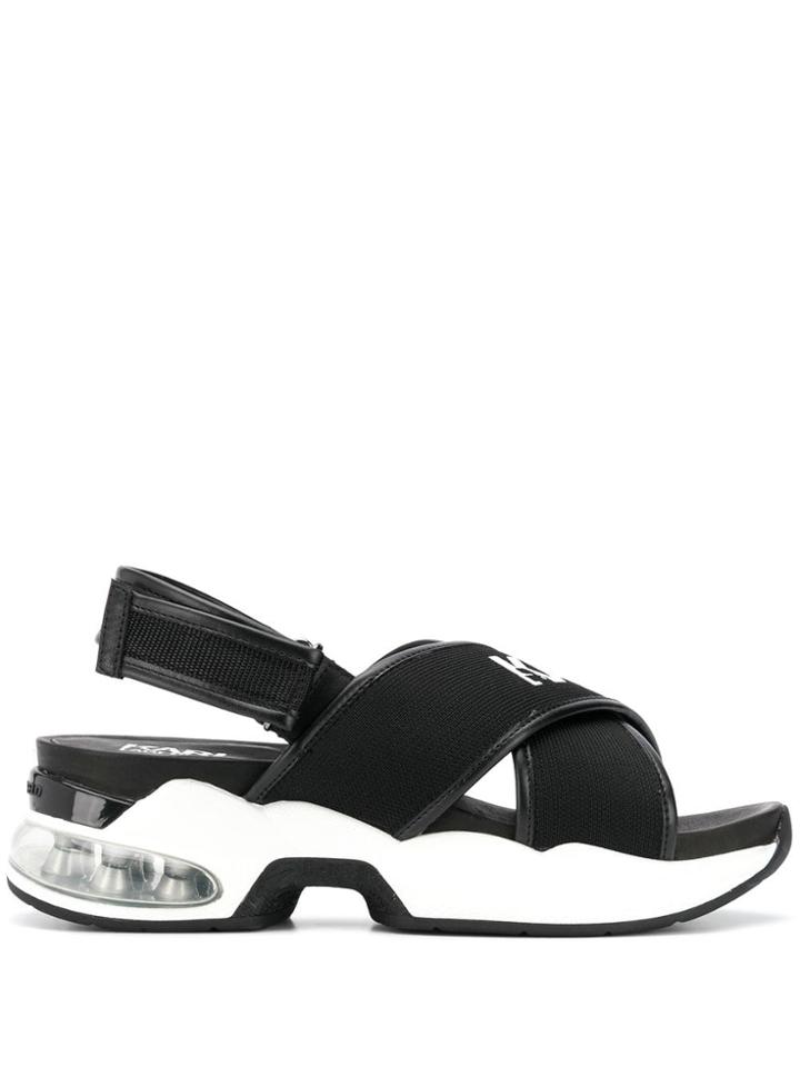 Karl Lagerfeld Platform Sandals - Black