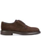 Henderson Baracco Suede Derby Shoes - Brown