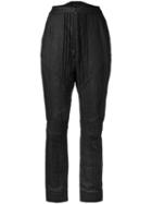 Aganovich Pleated Pants, Women's, Size: 38, Black, Linen/flax